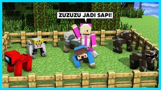 MIPAN & ZUZUZU Membuat Kandang Sapi & Domba Di Dunia Minecraft! PETERNAKAN - Minecraft Suvival #3