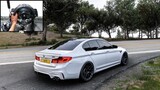900HP BMW M5 F90 | Forza Horizon 5 | Steering Wheel Gameplay