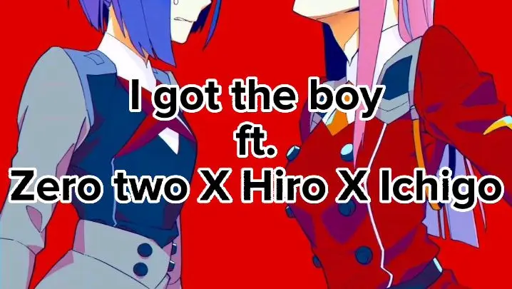 I got the boy ft. Zero Two X Hiro X Ichigo