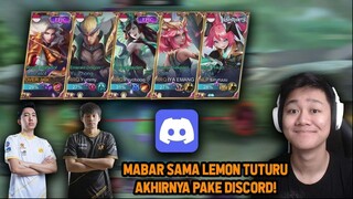 MAIN SAMA LEMON TUTURU PAKE DISCORD! PARA LEGEND BERSATU AUTO BANTAI - Mobile Legends