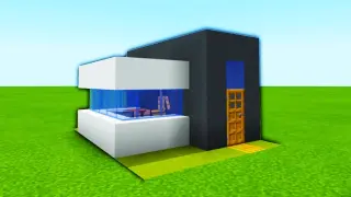 Minecraft Tutorial: How To Make The Easiest Modern House Ever Made