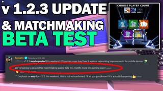 v1.2.3 Update & MATCHMAKING BETA TEST PHASE 2 | TDS