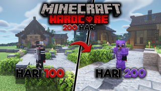 200 HARI DI MINECRAFT HARDCORE, DAN INI YANG TERJADI! #100HARIMINECRAFTHARDCORE