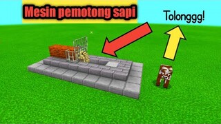 Cara Membuat Mesin Pemotong Sapi Di Minecraft