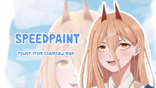 [SpeedPaint] Power-Chainsawman