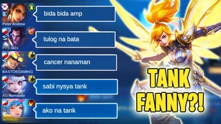 FANNY PRANK! FANNY TANK?!! | AKO NA TANK, TANK MAIN NAMAN AKO🤣🤣 | MLBB