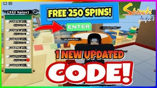 *NEW* UPDATED CODES in SHINOBI LIFE 2! Free 250 Spins Code [ ROBLOX]