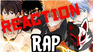 THE LINEUP! | SPORTS ANIME RAP CYPHER | RUSTAGE ft. Khantrast, Zach B, Breeton Boi & More (REACTION)