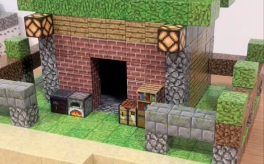 Minecraft: Use building blocks to build your dream house!