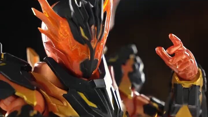 Penuh dengan efek khusus, tak terkalahkan! Naga magma! Bandai shf Kamen Rider build Chuangqi Cross-Z