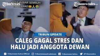 VIRAL Caleg Gagal Stres dan Halu Jadi Anggota Dewan, Pakai Jas dan Peci Hitam Ngaku Siap Dilantik