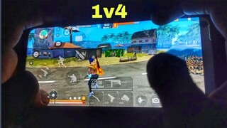 Realme narzo 20 pro free fire gameplay test 4 finger claw handcam m1887 onetap headshot 90HZ display