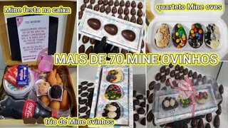 PRODUÇÃO E MONTAGEM DE MINE OVINHOS DE COLHER PARA PÁSCOA