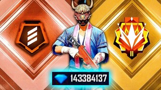 LEVEL 100 👉 FOLLOWER NOOB TO PRO 👈 🤑😲FREE FIRE 💎 100000 DIAMONDS 😱🔥 look how it became