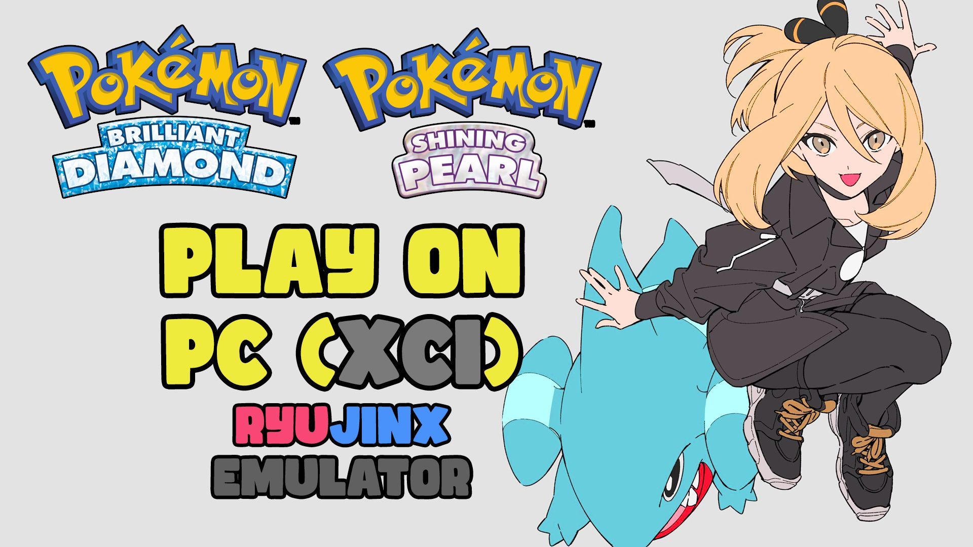 How to play Pokémon Brilliant Diamond on PC (Yuzu Emulator) - BiliBili