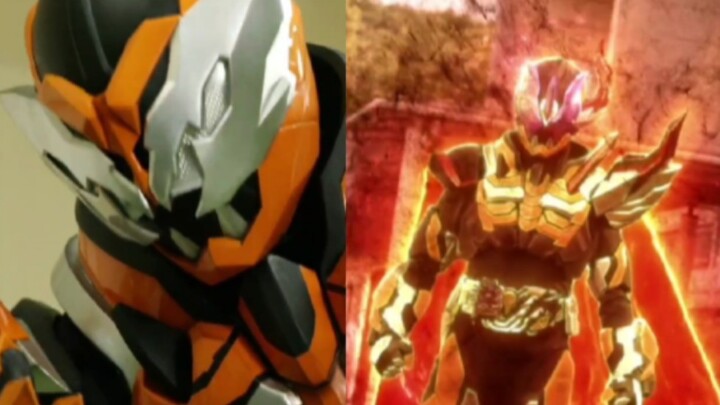 (เนื้อปรุงสุก) การเปรียบเทียบการแปลงร่างของ Kamen Rider Dimon และ Kamen Rider Chimera