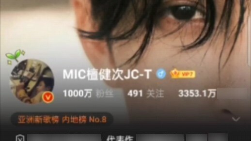 【Tan Jianci】20220319 Congratulations to Tan Jianci for reaching 10 million fans on wb