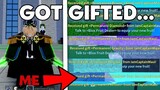 I got GIFTED All PERMANENT FRUITS!!!.... ( Blox Fruits )