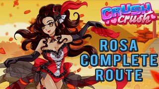 Rosa Complete Route and Outfits | Crush Crush | Ep. 73