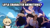 Layla character animations | Genshin Impact