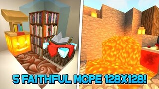 Top 5 Texture Pack Faithful 128×128 Mcpe 1.16+ | Buatan Indonesia - Nether Update!