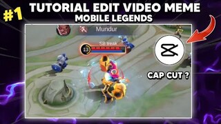 TUTORIAL CARA EDIT VIDEO MEME MOBILE LEGENDS DI CAP CUT PART 1