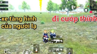 PUBG Mobile - Khi Người Lạ Bị Cuốn Theo Phong Cách Săn Người | Trải Nghiệm Xe Tàng Hình =))