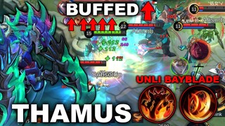 THAMUZ New Unli First Skill | THAMUZ NEW BUILD & EMBLEM | MLBB