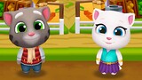Talking Tom Gold Run - Talking Tom and Talking Angela vs Racoon