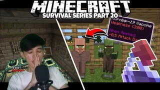 KORNBIP-19 BAKSIN AT PAGHAHANAP NG STRONGHOLD | Minecraft Survival (Part 20)