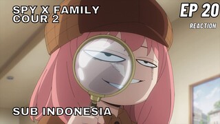 SPY X FAMILY Episode 20 Sub Indonesia Full (Reaction + Review)