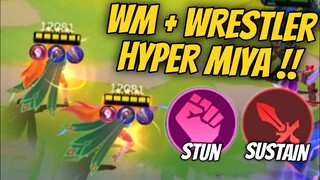 SPAM NEW HYPER MIYA COMBO !! EASY PUSH MYTHIC POINTS !! MAGIC CHESS MOBILE LEGENDS