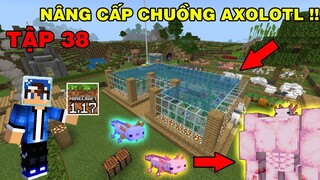 Tập 38 | SINH TỒN MINECRAFT PE 1.17 | Nâng Cấp Chuồng Cho Axolotl Rộng Hơn..!!