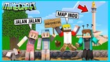Aku Dan Adiku Jalan Jalan Ke Indonesia Di Minecraft ft @Shasyaalala