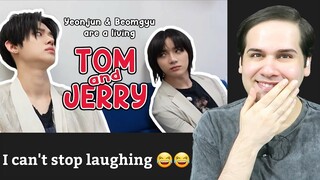 Yeonjun & Beomgyu are a living Tom and Jerry (Yeongyu | Beomjun | TXT) Reaction