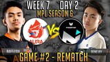 AURA PH VS NXP SOLID [GAME 2 - REMATCH] | MPL PH S6 WEEK 7 DAY 2