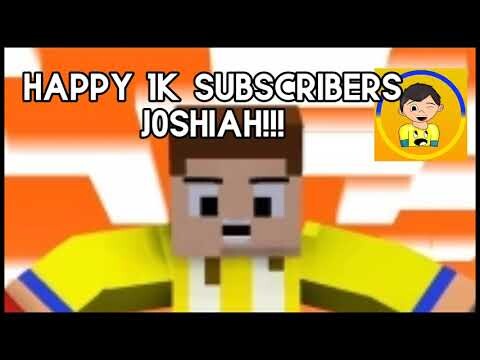 Happy 1k Subscribers @J0SHiah !!!