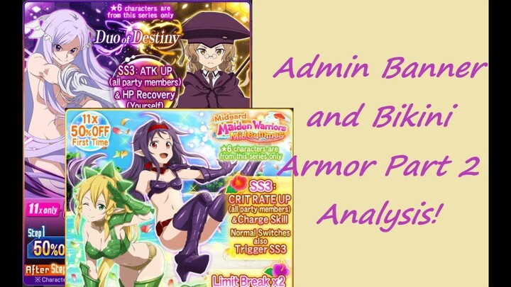 SAO:MD - Admin Banner & Bikini Armor P2 Analysis!