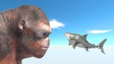 Baby Megalodon against Units - Animal Revolt Battle Simulator