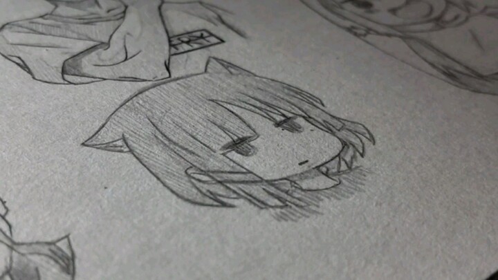 drawing ryo yamada || bocchi the rock