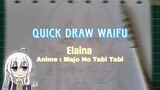 Quick Draw Waifu | Elaina From Majo No Tabi Tabi