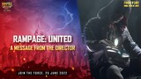 An Important Message from The Director [English] | Rampage: United | Garena Free Fire MAX