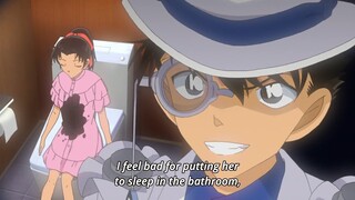 Kaito kid disguise as Kazuha and Heiji almost kissed him || detective conan