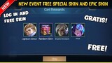 NEW EVENT FREE SPECIAL SKIN AND EPIC SKIN EXPLORATION RANDOM CHEST! MOBILE LEGENDS 2021