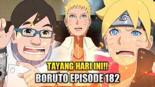 Boruto Episode 182 Tayang Hari Minggu ini