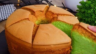 CARA GAMPANG!! BIKIN BOLU KAPAS YANG ANTI GAGAL | CHIFFON CAKE PANDAN WANGI ANTI KEMPES