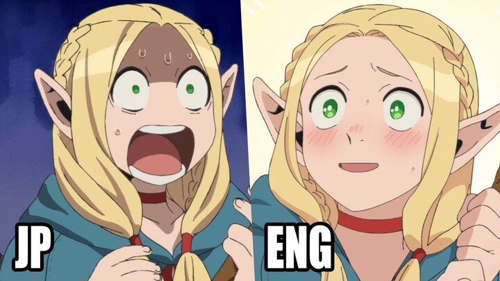 Delicious in Dungeon JP vs ENG DUB Comparison | EPISODE #17