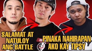 SINIO INAMING SI TIPSY D ANG PINAKA NAHIRAPAN SYANG KALABANIN AT APEKZ PERSONAL NA NAGPASLAMAT