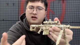 Habiskan 100 yuan untuk membeli pistol mainan model Barrett, tarik baut untuk menggantung gudang kos