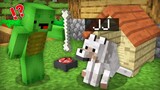 JJ Pranked Mikey as Dog in Minecraft Challenge (Maizen Mazien Mizen)